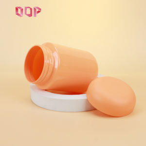 Envase de PET Naranja de 17oz, 24oz, 27oz con Tapa de Rosca para Suplementos, Proteína en Polvo, Dulces, Leche en Polvo, Precio de Fábrica - Product Image 5