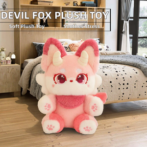 MS Mignon Petit Diable Renard Bête Fantôme Ours Poupée en Peluche Super Doux PP Coton Maille Doublure Compagnon pour Décorations d'Anniversaire - Product Image 2