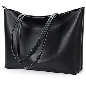 <strong>KALIDI</strong> Women's Vegan Leather Tote <strong>Bag</strong> Zipper Closure | Large Casual Handbag for Work Commuting Dating Everyday Use (Made China) - Product Image 1