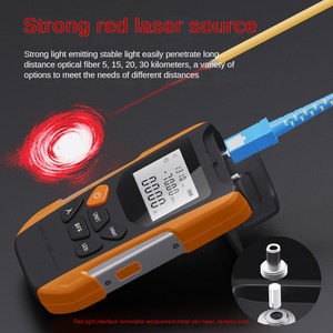 GUANGYAN G9 FTTH Glasfaser <span class=keywords><strong>multimeter</strong></span> Wiederauf ladbarer OPM-Glasfaser tester 15km optischer Leistungs messer mit VFL - Product Image 2