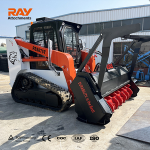Pelle ou Chargeuse Compacte de Haute Qualité Avec <span class=keywords><strong>Broyeur</strong></span> Forestier Rotatif, Déchiqueteuse à Bois, <span class=keywords><strong>Broyeur</strong></span> de Souches, Débroussailleuse Robuste - Product Image 1
