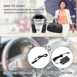 Masaje Shiatsu eléctrico de cuerpo completo más vendido, alivio del dolor de espalda, masajeador de hombros y cuello con bolsa - Product Image 5