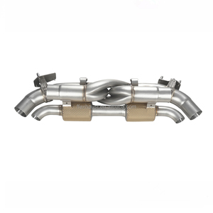 ท่อไอเสียแบบ Catback ดีไซน์ใหม่ทรง Z PIPE สำหรับ 992 3.0T Carrera/S/4S/GTS พร้อมวาล์ว OEM ระบบไอเสียสำหรับรถแข่ง - Product Image 1