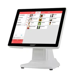 Pos Terminal Single Monitor Touch 1366*768 Display Pos Capacitive Screen With Stand