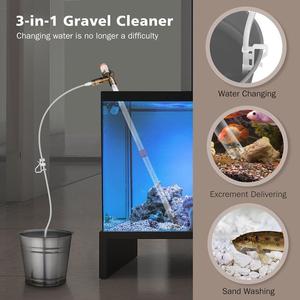 Bomba Sifão Manual para Aquário e Trocador de Água com Sifão de Sucção para Troca de Água - Product Image 3