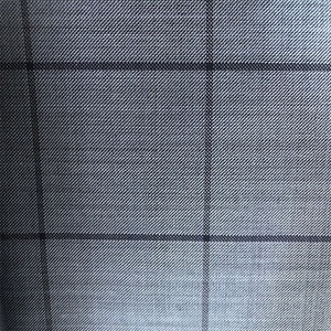 Hàng Sẵn Sàng Fancy Sợi Nhuộm Kiểm Tra <span class=keywords><strong>100</strong></span> LEN KẺ SỌC Twill Vải Cho Quần Áo - Product Image 2