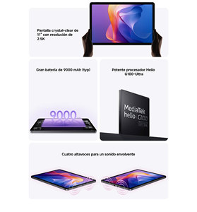 <span class=keywords><strong>Xiaomi</strong></span> Redmi <span class=keywords><strong>Pad</strong></span> 2 4 + 128 grigio viola 11 pollici capacitivo schermo Octa Core MTK processore nuovo dispositivo educativo - Product Image 2
