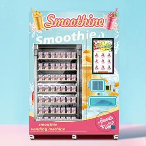 Caiyunjuan <span class=keywords><strong>Smoothie</strong></span> automaat trái cây tự động sinh tố Máy xay sinh tố máy đông lạnh trái cây sinh tố Máy bán hàng tự động với SDK chức năng - Product Image 4