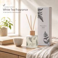 Diffuseur de parfum de luxe 200 ml au thé blanc pour la maison, la chambre, le salon, l'hôtel, le spa, aromathérapie, huile essentielle