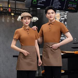 Uniforme de Verano para Camarero/a, Precio Económico, Algodón con Spandex, Anti-Pilling, Logotipo Personalizado para Hotel, Restaurante, Cocina, Chef, Cafetería, Bar - Product Image 5