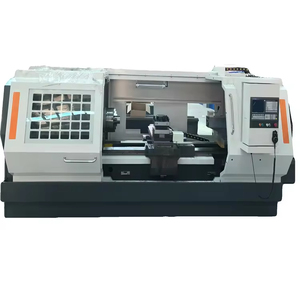 Gran oferta, torno <span class=keywords><strong>CNC</strong></span> de cama plana de alta resistencia, máquina de torno <span class=keywords><strong>Cnc</strong></span> K800/1000 para torno suizo de Metal, sistema <span class=keywords><strong>Cnc</strong></span> GSK - Product Image 1
