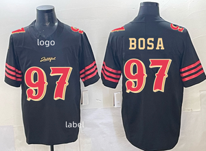 2025 nuevo estilo de alta calidad camisetas de fútbol americano 49ers equipo #80 #13 #23 #54 #85 #97 Jersey cosido bordado - Product Image 6