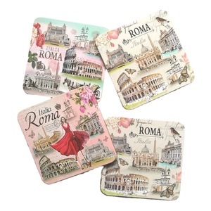 Logo Custom Paper Coasters Disposable Paper Coasters, Beer Cup Coasters, Foil Print and Absorbent Paper Coasters