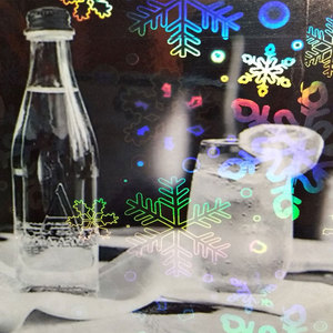 Película Laminada en Frío Holográfica Transparente Autoadhesiva BOPP <span class=keywords><strong>de</strong></span> Alto Brillo Tamaño A4, Resistente a la Humedad, para Marcos <span class=keywords><strong>de</strong></span> Fotos Industriales - Product Image 6