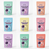 Sachets Doypack Personnalisés Imprimés avec Fermetures Éclair et Fenêtres pour Aliments pour Bébés, Chewing-gums, Bonbons, Aliments Lyophilisés - Feuille d'Aluminium Thermoscellable