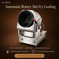 Machine de cuisson rotative professionnelle à gaz pour wok, pour cuisine de restaurant