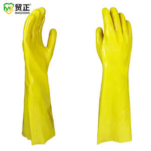 Gants de lavage de vaisselle en PVC East Asia 045, épaisseur moyenne, imperméables, résistants à l'huile, pour la cuisine et l'industrie chimique - Product Image 4