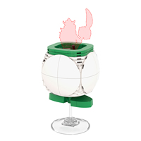 MOC1765 Nave spatiale de Bowser, 144 pièces, briques à assembler, série de jeux créatifs, blocs de construction éducatifs DIY, jouets cadeaux pour enfants
