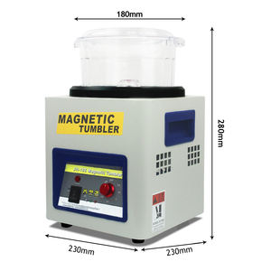 600g Schmuckpoliergerät Magnet-Trommelpolierer zum Polieren von Schmuck - Product Image 2