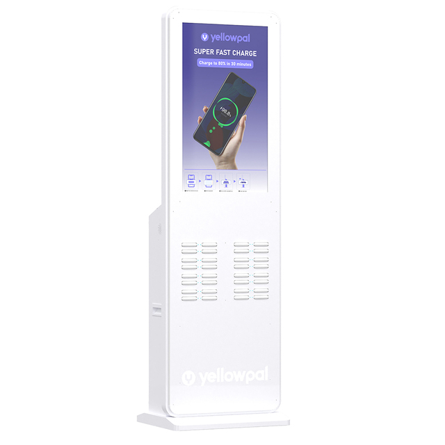 40-Slot Power Bank Rental Charging Station | POS NFC Touch Screen Smart Vending Machine