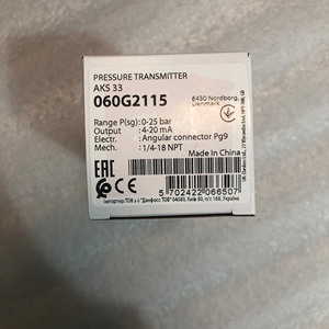 Da&nFoss AKS 33 060G2115 0-25bar 4-20mA pour HVAC - Product Image 1