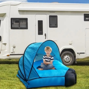 Customizable <b>Inflatable</b> <b>Sofa</b> Recliner with Awning Portable <b>Inflatable</b> <b>Sofa</b> Bed for Picnic, Beach, Backyard, Outdoor Camping - Product Image 3