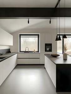 Armarios de cocina de chapa de alta calidad, armarios de construcción espaciosos y simplificados, diseño doméstico para la cocina - Product Image 6