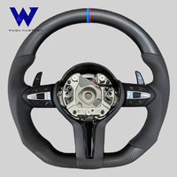 Volant en fibre de carbone mate pour BMW F30 F10 F15 F36 F20 F22 F25 F32 M3 M5 E46 E60 E70 E90 E91