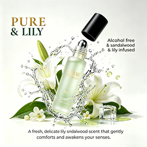 Parfum Roll-on Élégant Lily, senteur florale fraîche et douce, format poche pour femme, idéal pour le quotidien, les rendez-vous et les voyages - Product Image 2