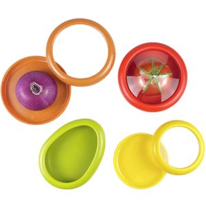 Caja Transparente para Almacenamiento de Frutas y Verduras, Bandeja para Cortar Cebollas Semi-Refrigerada, Contenedor de Alimentos con Embalaje de Cartón - Product Image 3