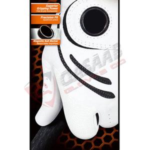 Guantes de golf con logotipo personalizado Embalaje Cabretta Leather Palm-Hombres suaves-Color blanco OEM-Material de características-Tamaño de origen por Pakistán - Product Image 4