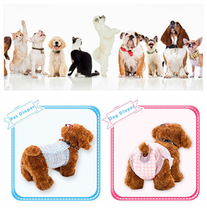 Vente en gros fabricant : Couches jetables pour chiens adultes (mâles et femelles), en tissu non tissé, anti-fuite 3D, douces et à prix abordable - Product Image 2