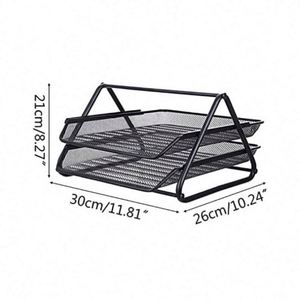 2025 New 5-Drawer Metal Desk Organizer with Sliding <b>Trays</b> for Holding Letters and <b>Files</b> for School Office Use - Product Image 4