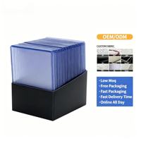 Protège-cartes rigides transparents 35pt Premium 3x4 pouces pour cartes à collectionner avec fonction de protection UV