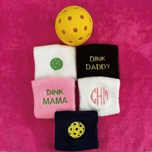 ผ้ารัดข้อมือกีฬาปักลายผ้าฝ้ายแบบกำหนดเองสำหรับผ้ารัดข้อมือเทอร์รี่สีรุ้ง ปักลายผ้ารัดข้อมือสำหรับปั่นจักรยาน - Product Image 1