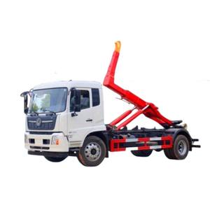 Sanitation Used DONGFENG Right Steering 14m3 Hook Lift Refuse Collection Garbage Transport Truck - Product Image 1