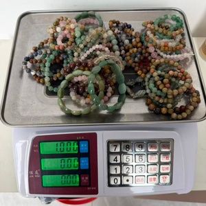 Precio al por mayor por KG: Pulseras <span class=keywords><strong>de</strong></span> cuentas <span class=keywords><strong>de</strong></span> cristal <span class=keywords><strong>de</strong></span> cuarzo <span class=keywords><strong>de</strong></span> piedra natural mixta pulida, colores surtidos, lote a granel, tendencia <span class=keywords><strong>de</strong></span> moda - Product Image 6