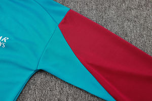 Combinaison d'entraînement rétro à manches courtes avec fermeture éclair intégrale, séchage rapide, automne-hiver, 24/25, uniforme de compétition des clubs européens de Paris, vêtements de football - Product Image 4