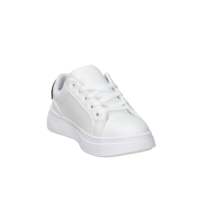 Chaussures Calvin Klein pour enfants, blanches et noires, talon de 3 cm, taille 30, lacets épais, semelle intermédiaire en EVA augmentant la hauteur, semelle extérieure en caoutchouc