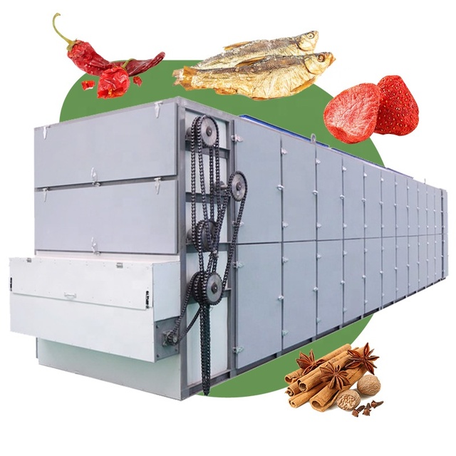 Konjac Bean Cassava Stevia Bay Leaf Grape Raisin Shrimp Shell Green Chili Dehydrator Dryer Drying Machine