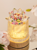 Vente en gros d'huiles essentielles naturelles lampe en pierre diffuseurs d'intérieur diffuseur d'arôme parfum lumière verte aromathérapie pierre de cristal