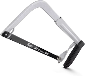 Huepar HGJ121 scie à main 10 pouces/12 pouces scie à métaux cadre en bois robuste réglable <span class=keywords><strong>PVC</strong></span> viande congelée <span class=keywords><strong>menuiserie</strong></span> - Product Image 1