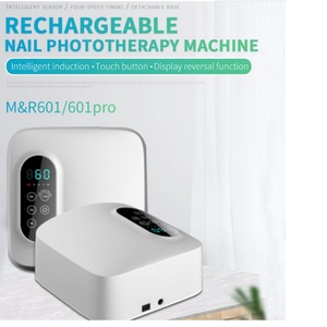 Lampe de séchage pour ongles 15600 mAh 72 W, sécheuse à gel, avec capteur, 4 minuteurs, professionnelle, sans fil - Product Image 3