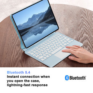 Clavier magnétique flottant en métal OEM ODM, disponible en plusieurs langues, touches à ciseaux de précision, étui sans fil pour tablette iPad 13 12.9 - Product Image 4