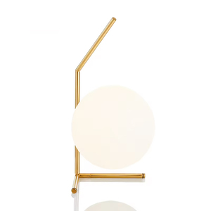 Bắc Âu hiện đại đơn giản phòng khách trang trí đèn nghiên cứu phòng ngủ đèn cạnh giường ngủ ánh sáng sang trọng sáng tạo bóng đèn bàn thủy tinh - Product Image 1