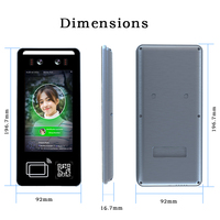 Machine de pointage d'absence Tendcent 5 pouces Android avec reconnaissance faciale dynamique et code QR, prise en charge OEM pour le contrôle d'accès personnalisé