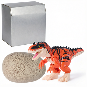 Juguete de Dinosaurio Caminante con Huevo, Modelo Realista de T-Rex con Huevo que se Abre, Figura de Plástico de Animal para Niños - Product Image 1