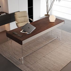 Lampe de bureau d'<span class=keywords><strong>ordinateur</strong></span> suspendue haut de gamme en bois massif Design simple moderne de luxe pour l'étude à domicile Bureau en acrylique de haute qualité - Product Image 3