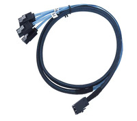 Cable de Transmisión de Datos Sff-8643 a 4SATA de Primera Calidad a Precio de Fábrica al por Mayor, Cable de Conexión para Servidor Mini SAS HD 36P