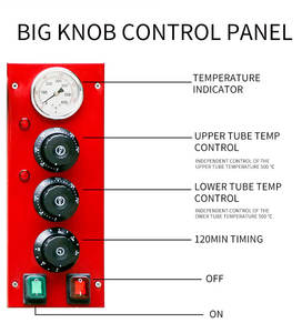 Horno de Pizza de una sola cubierta <span class=keywords><strong>Hornos</strong></span> de restaurante para horno comercial de acero inoxidable de 500 grados eléctrico SY Forno Pizza 5000W 220 - Product Image 2